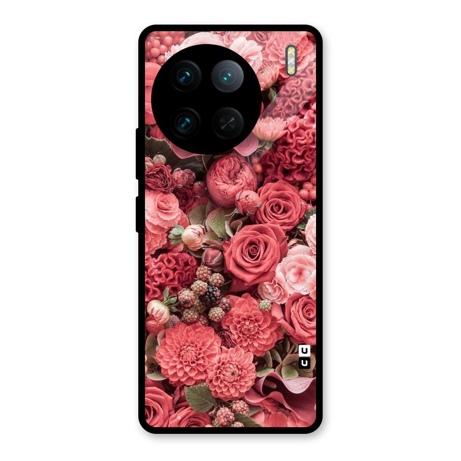 Shades Of Peach Glass Back Case for Vivo X90 Pro