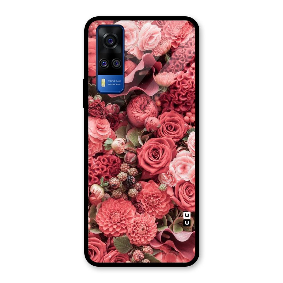 Shades Of Peach Glass Back Case for Vivo Y31