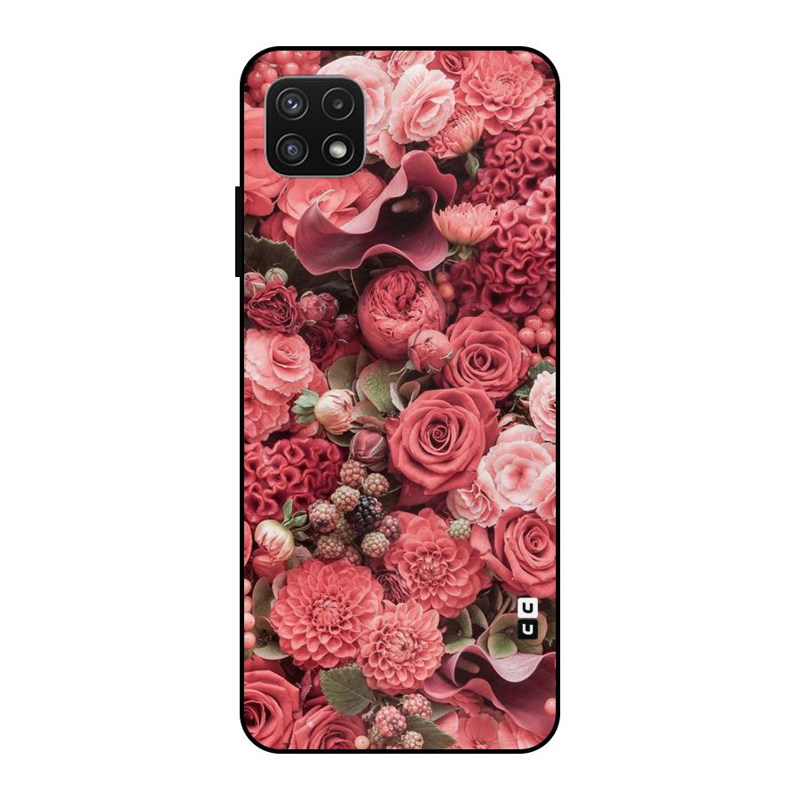 Shades Of Peach Metal Back Case for Galaxy A22 5G