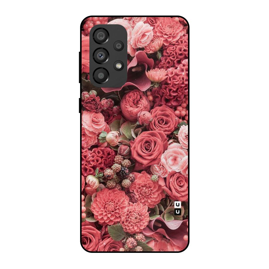 Shades Of Peach Metal Back Case for Galaxy A33 5G
