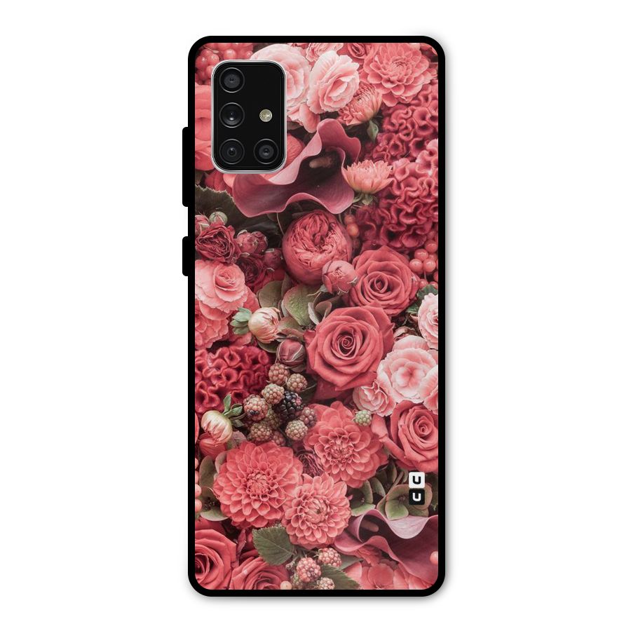 Shades Of Peach Metal Back Case for Galaxy A71