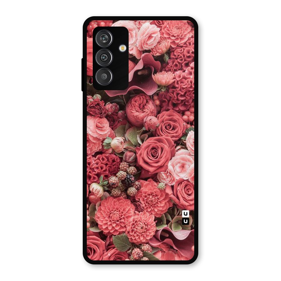 Shades Of Peach Metal Back Case for Galaxy F13