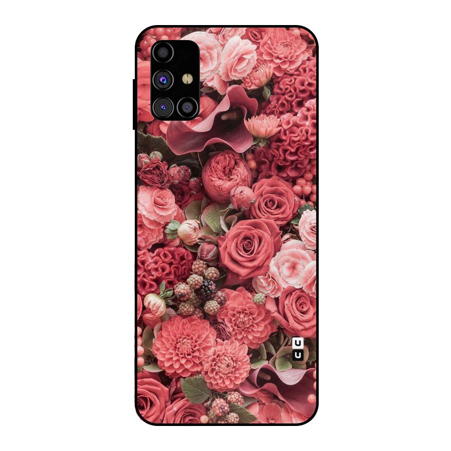 Shades Of Peach Metal Back Case for Galaxy M31s