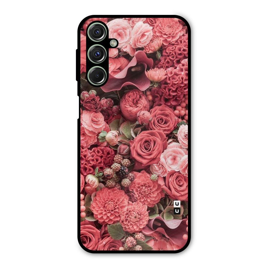 Shades Of Peach Metal Back Case for Galaxy M34
