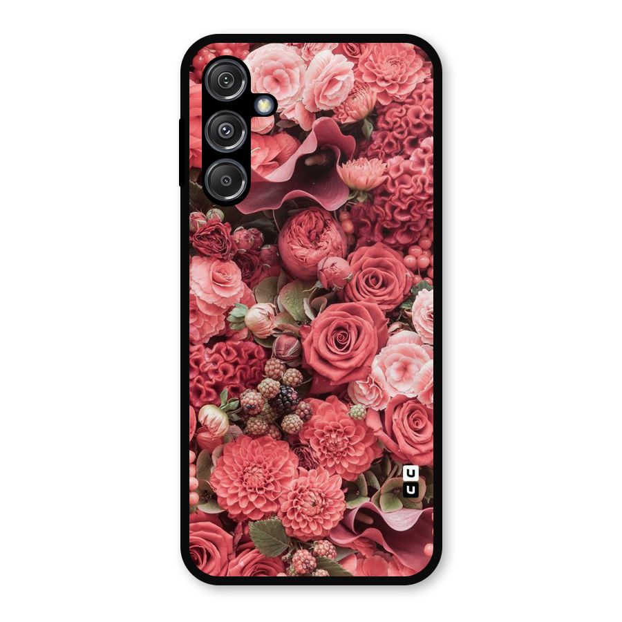 Shades Of Peach Metal Back Case for Galaxy M34 5G