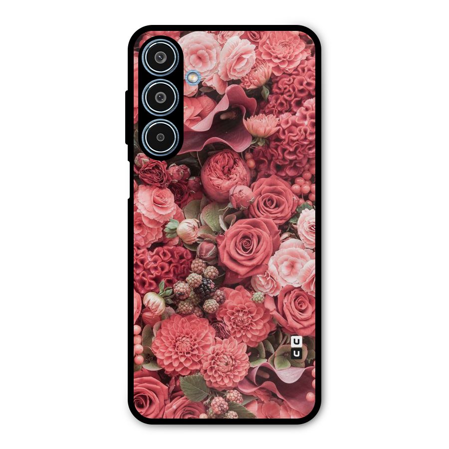 Shades Of Peach Metal Back Case for Galaxy M35
