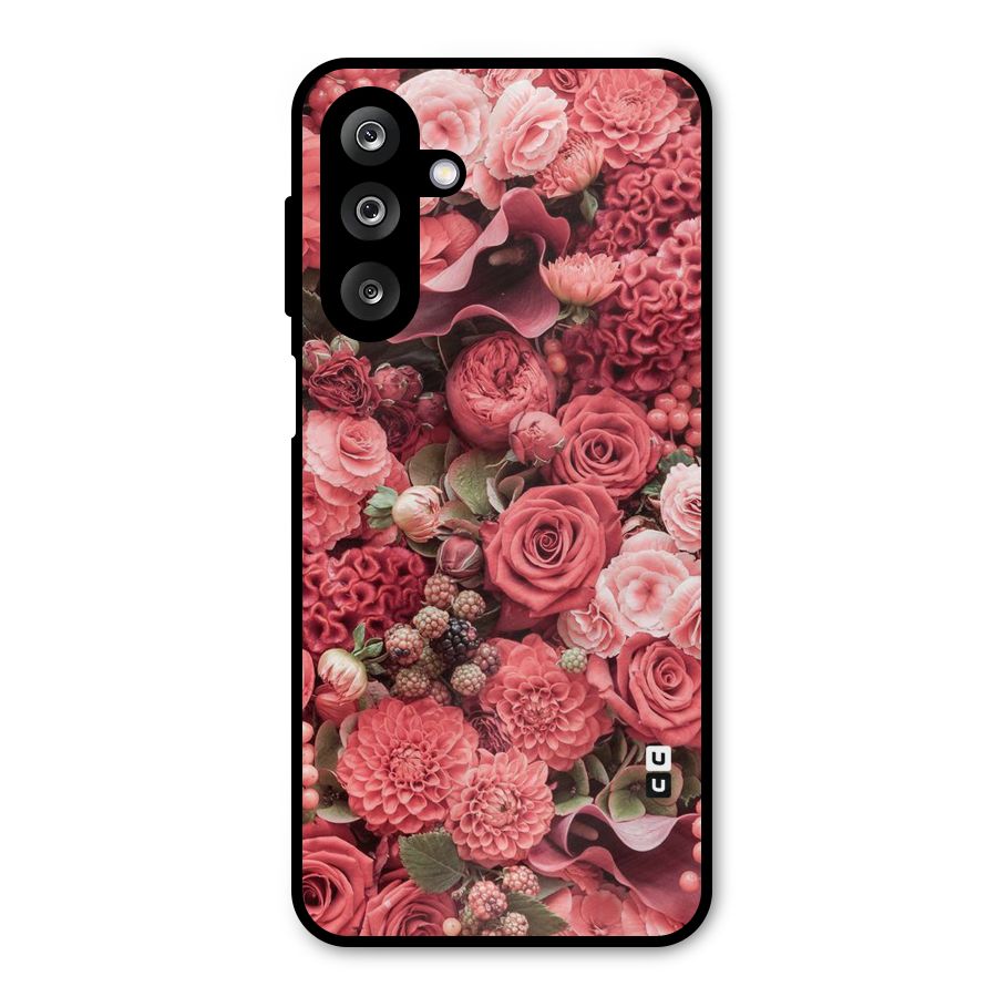 Shades Of Peach Metal Back Case for Galaxy M36