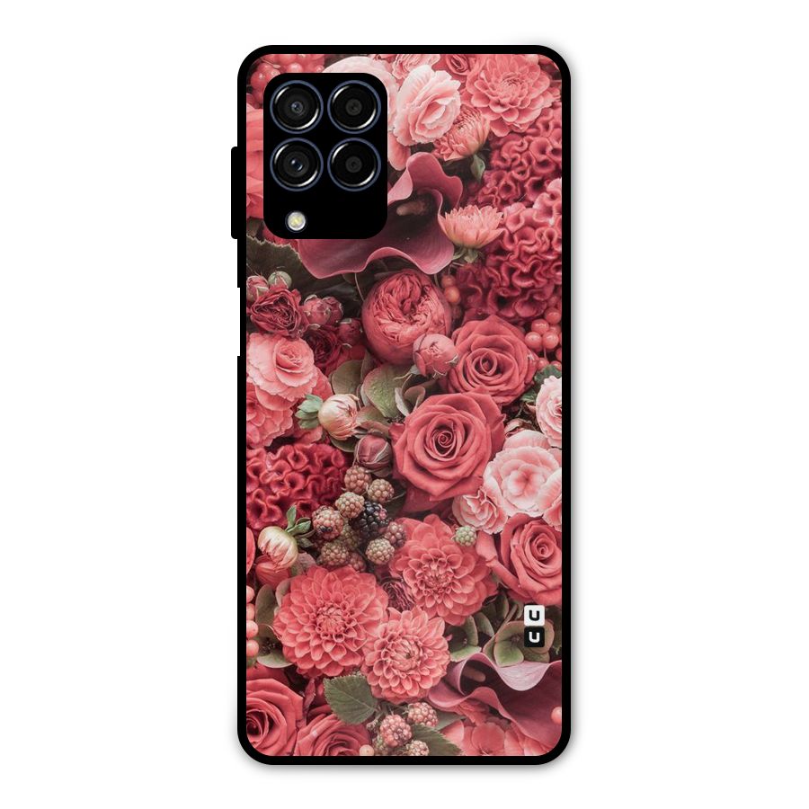 Shades Of Peach Metal Back Case for Galaxy M53 5G