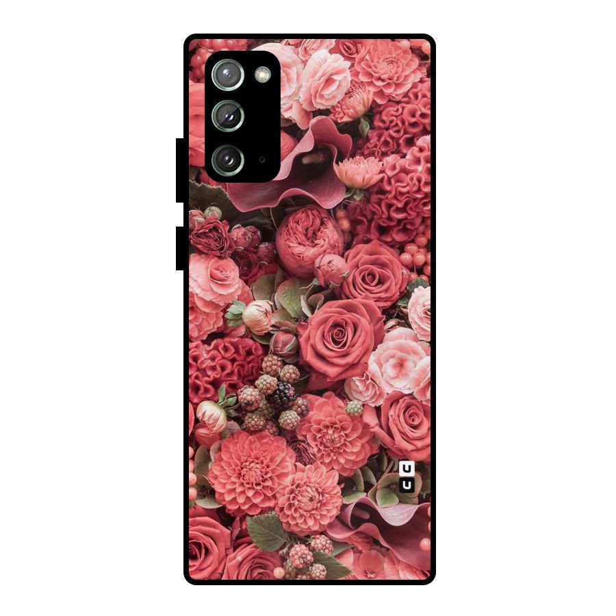 Shades Of Peach Metal Back Case for Galaxy Note 20