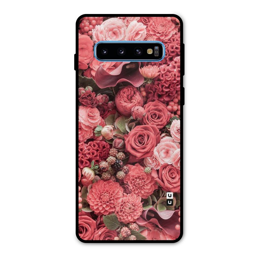 Shades Of Peach Metal Back Case for Galaxy S10
