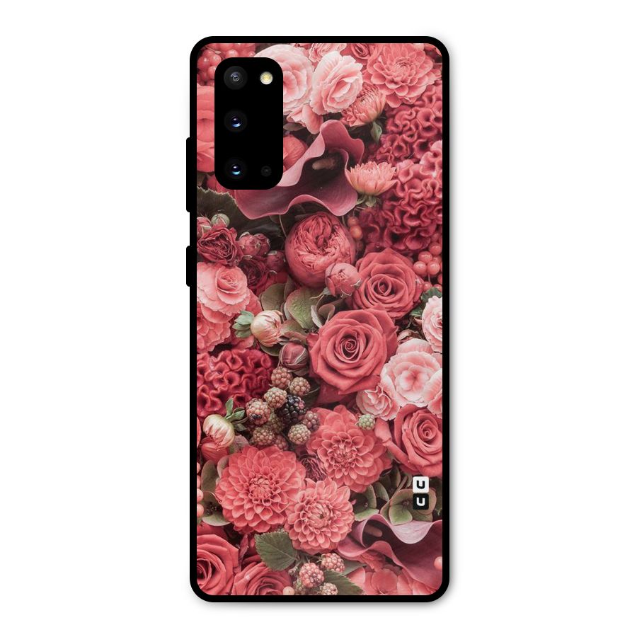 Shades Of Peach Metal Back Case for Galaxy S20
