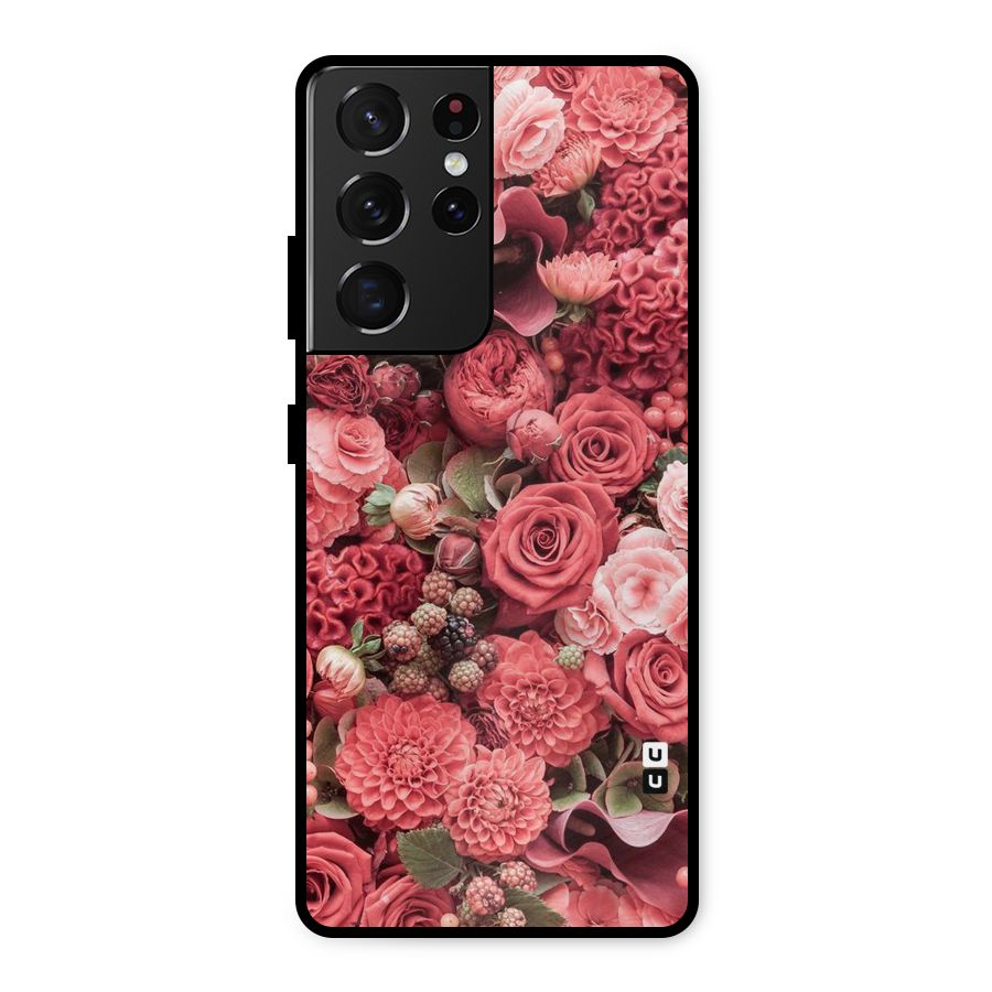 Shades Of Peach Metal Back Case for Galaxy S21 Ultra 5G