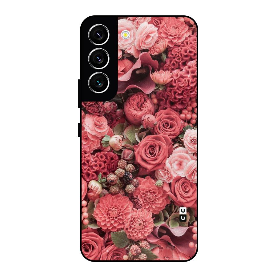 Shades Of Peach Metal Back Case for Galaxy S22 5G