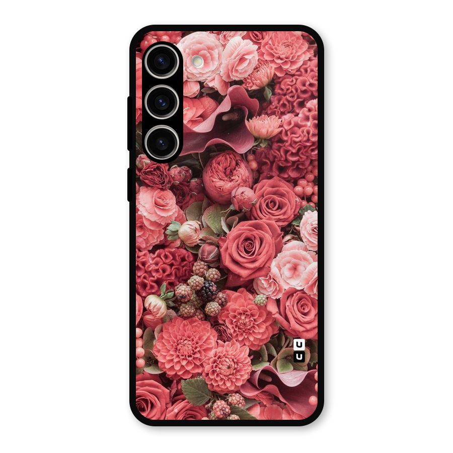 Shades Of Peach Metal Back Case for Galaxy S23 Plus