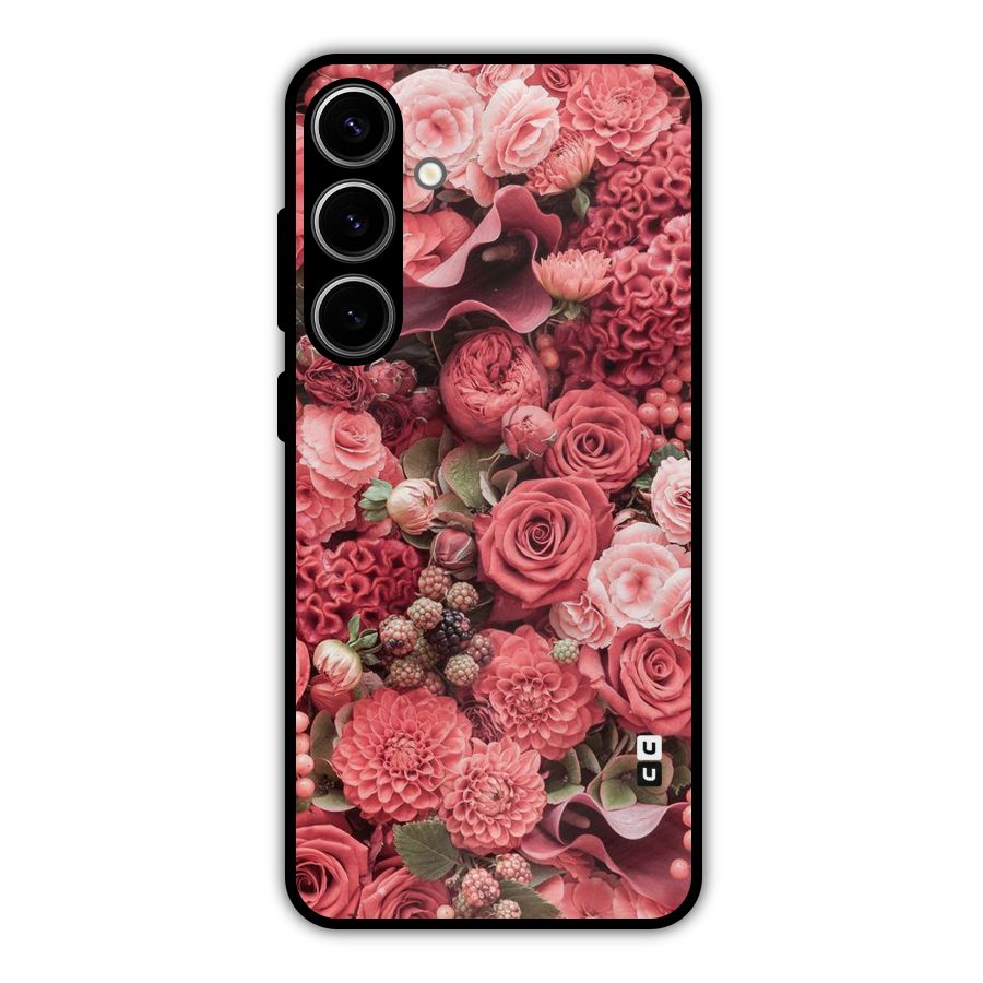 Shades Of Peach Metal Back Case for Galaxy S24 Plus