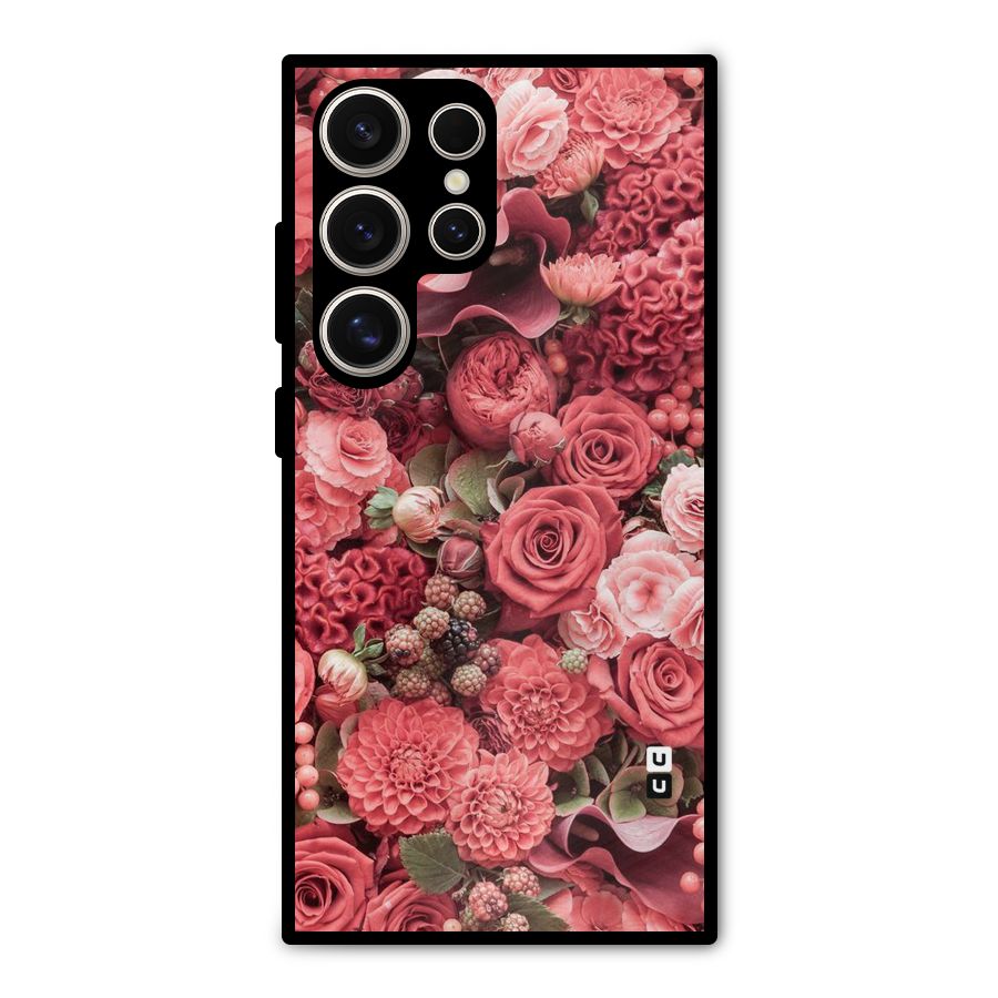 Shades Of Peach Metal Back Case for Galaxy S24 Ultra