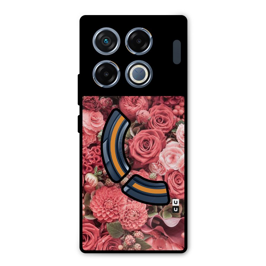 Shades Of Peach Metal Back Case for Infinix GT 20 Pro