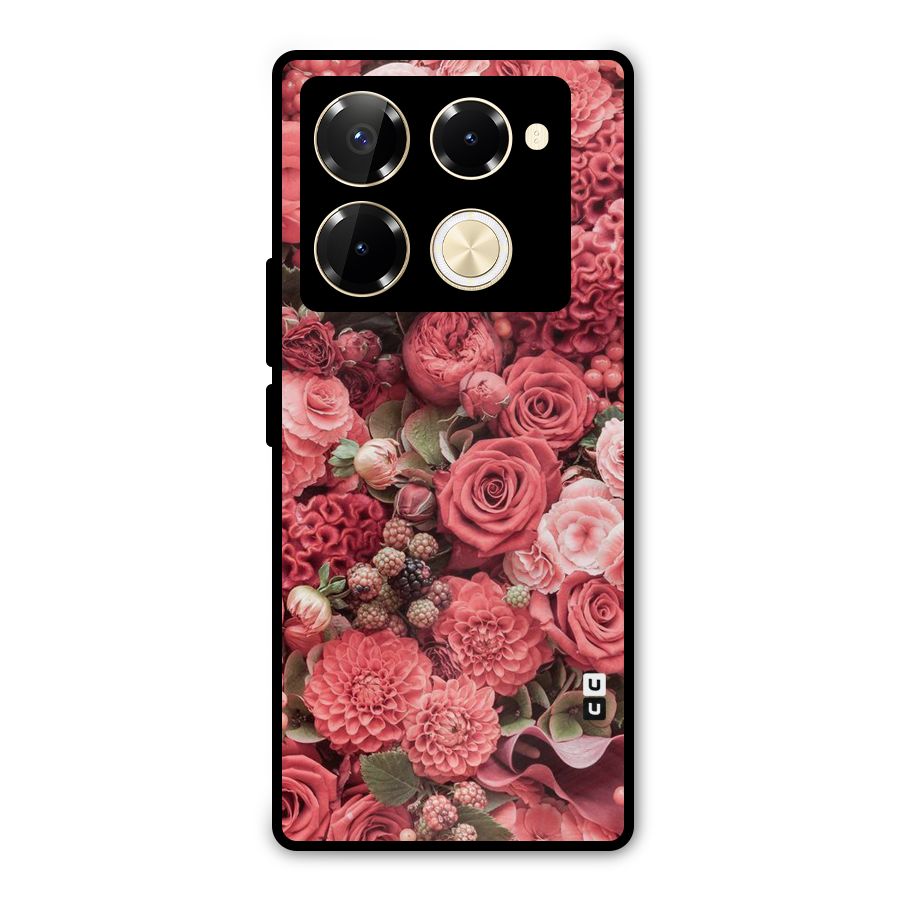 Shades Of Peach Metal Back Case for Infinix Note 40 Pro Plus