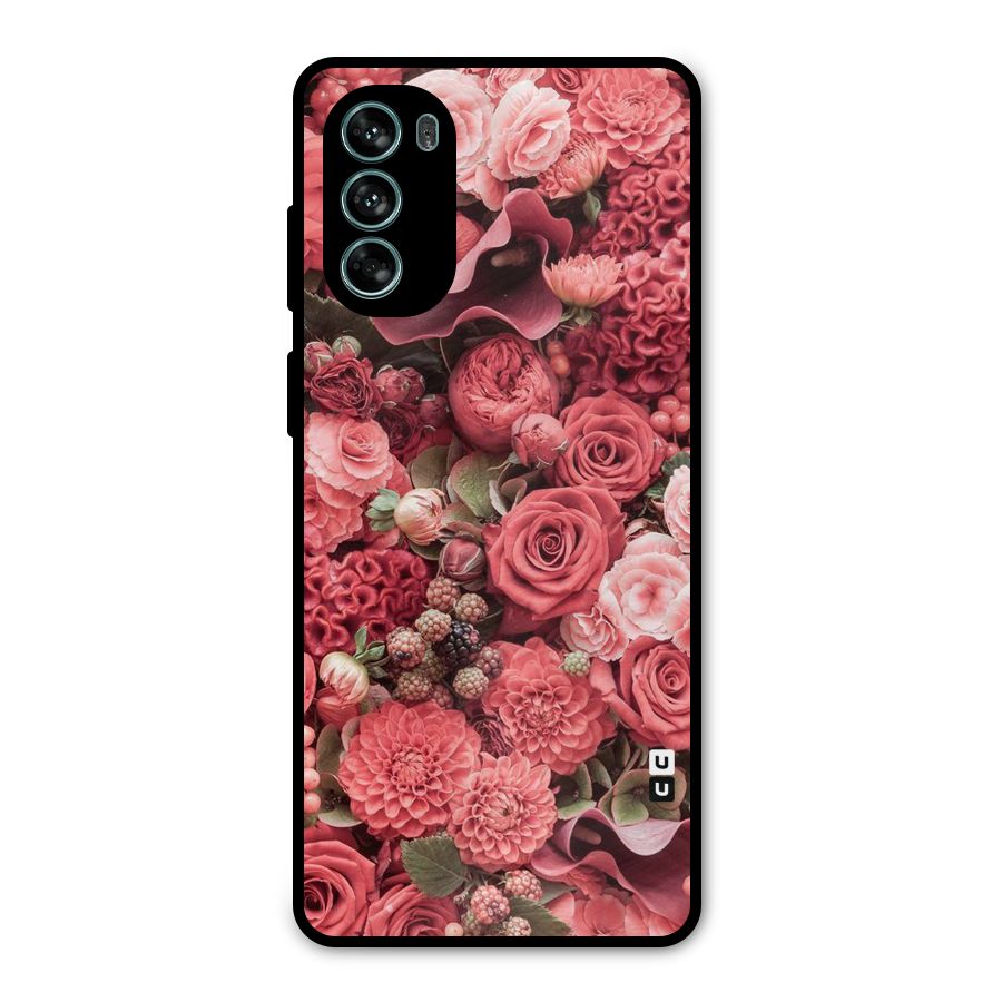 Shades Of Peach Metal Back Case for Moto G62