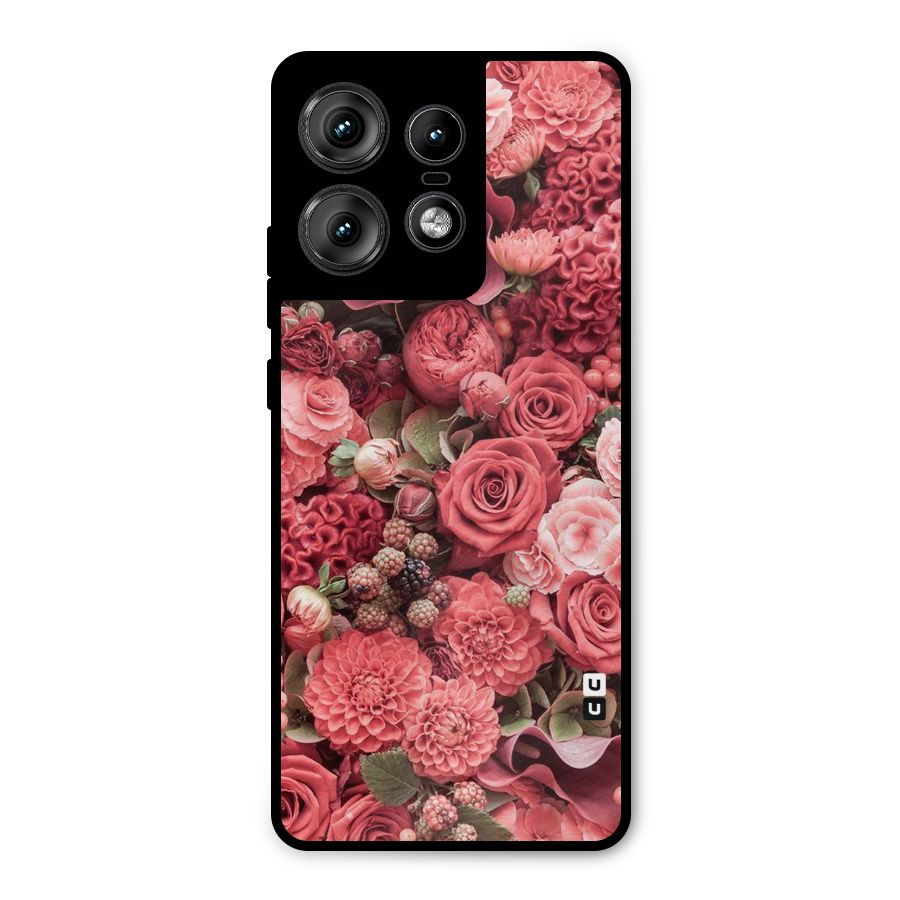 Shades Of Peach Metal Back Case for Motorola Edge 50 Pro