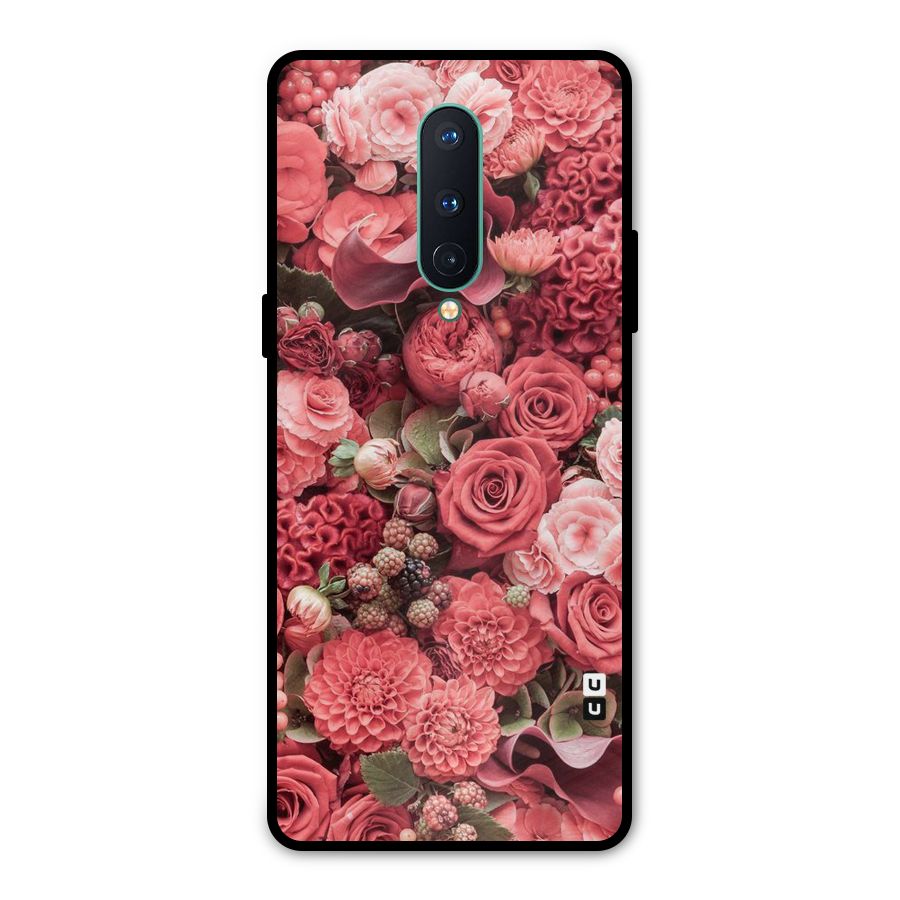 Shades Of Peach Metal Back Case for OnePlus 8