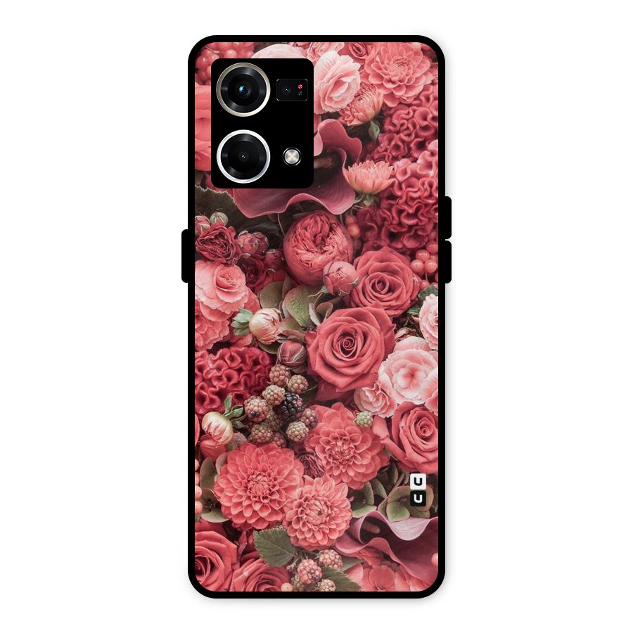 Shades Of Peach Metal Back Case for Oppo F21 Pro 4G