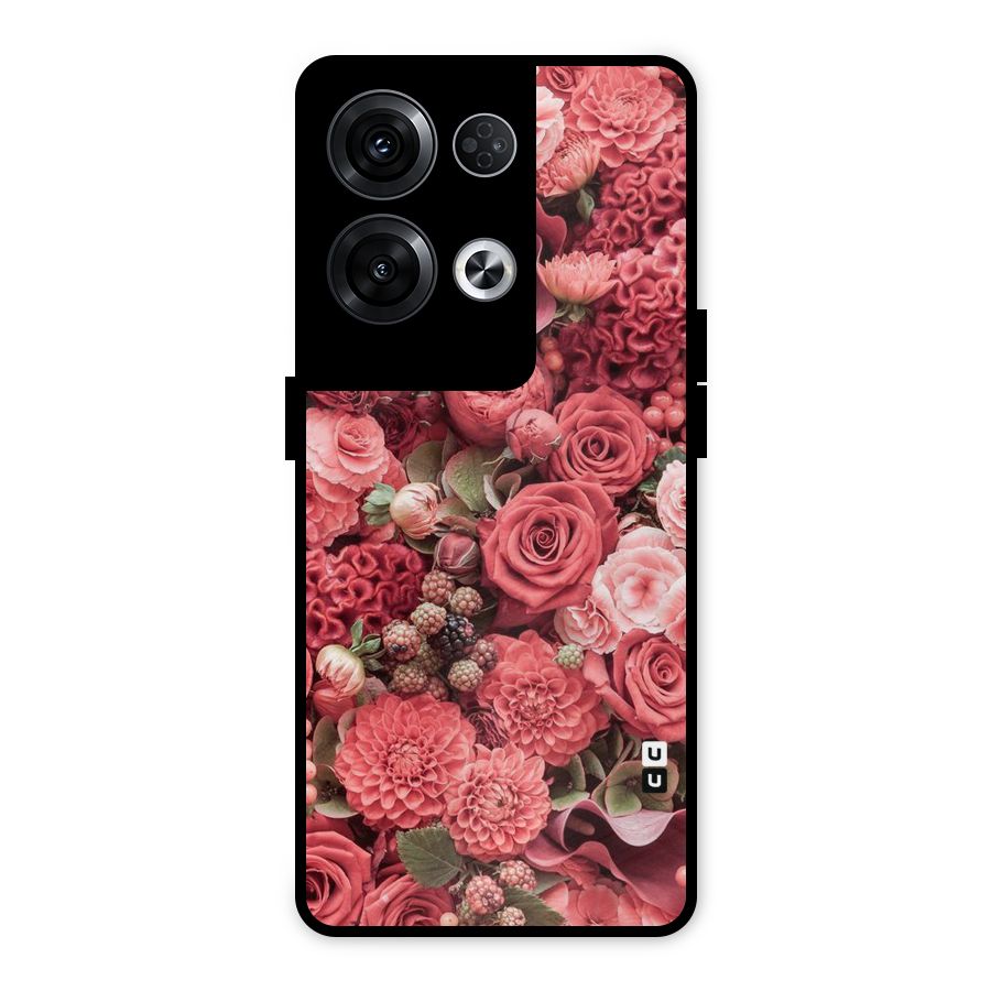Shades Of Peach Metal Back Case for Oppo Reno8 Pro 5G