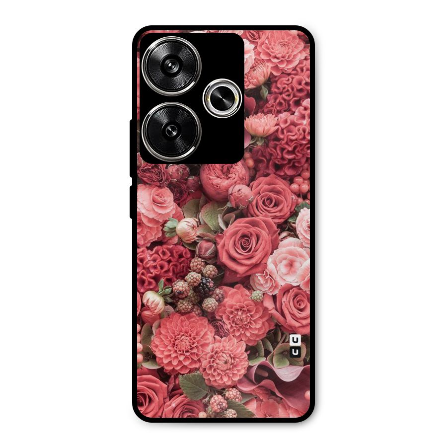 Shades Of Peach Metal Back Case for Poco F6