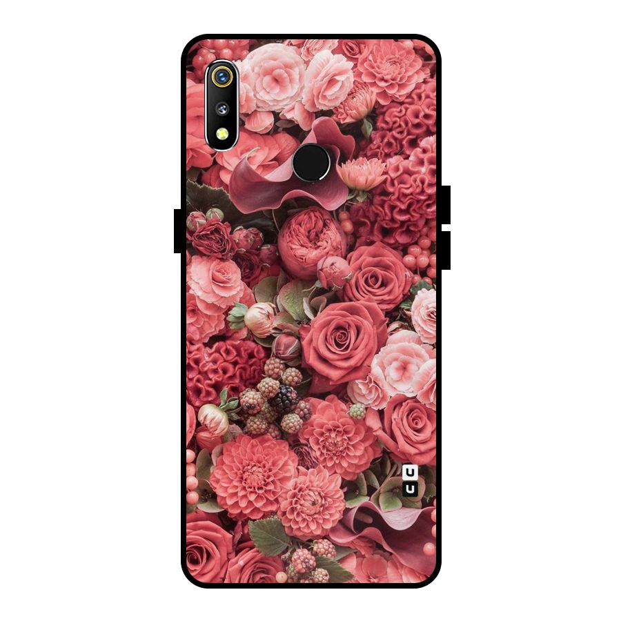 Shades Of Peach Metal Back Case for Realme 3i