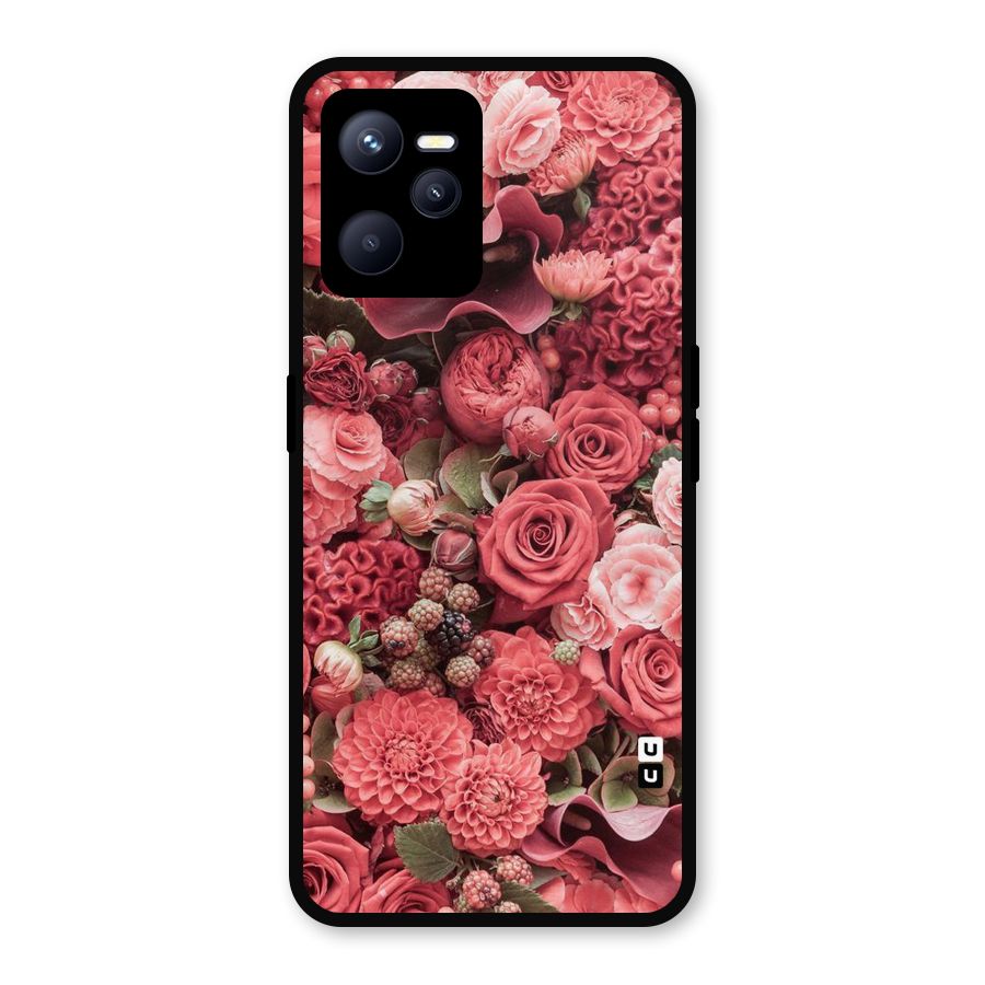 Shades Of Peach Metal Back Case for Realme C35