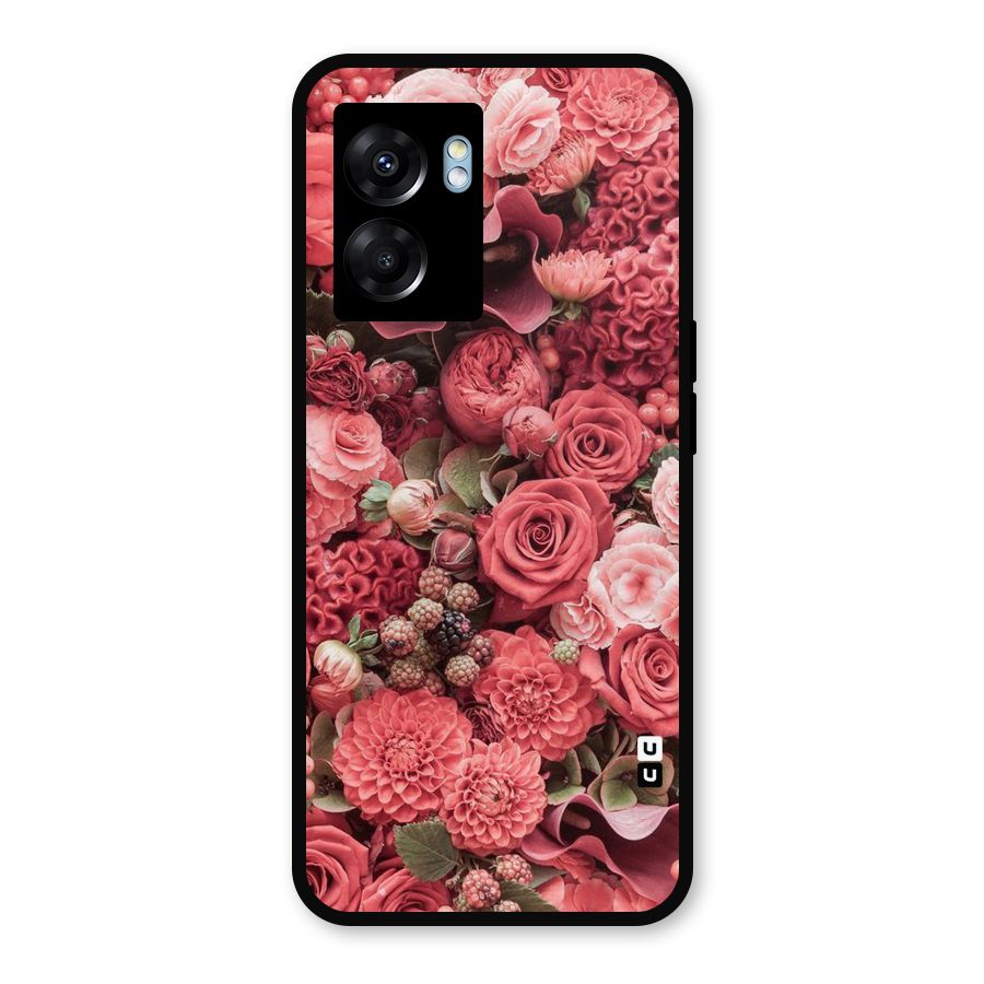 Shades Of Peach Metal Back Case for Realme Narzo 50 5G