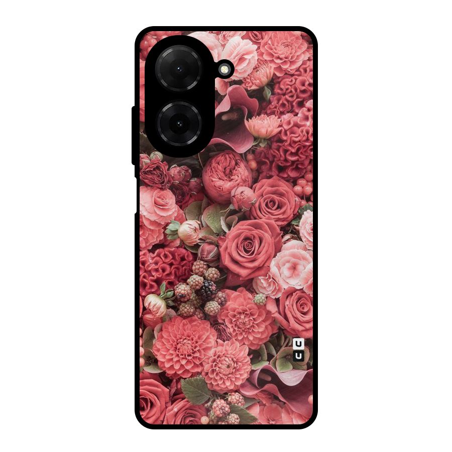 Shades Of Peach Metal Back Case for Redmi A5 4G