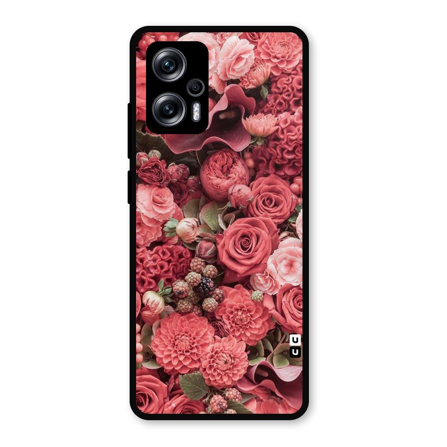 Shades Of Peach Metal Back Case for Redmi K50i