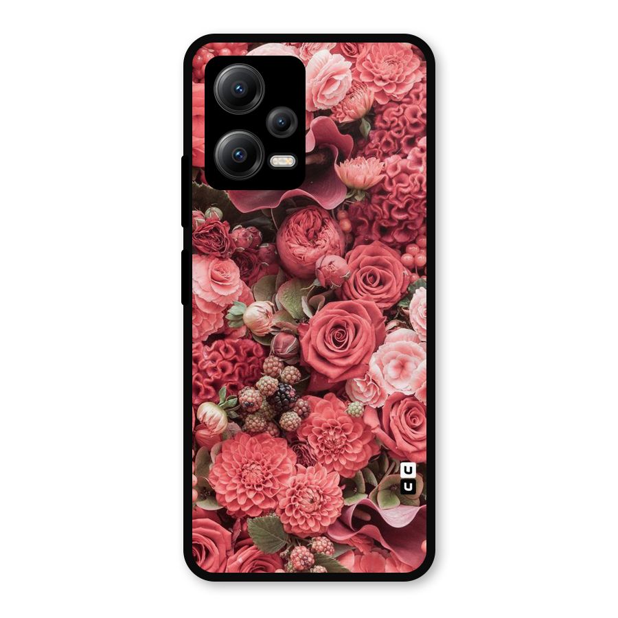Shades Of Peach Metal Back Case for Redmi Note 12 5G