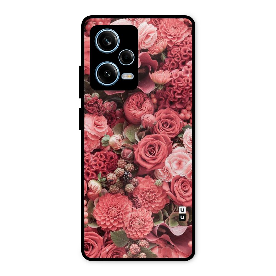 Shades Of Peach Metal Back Case for Redmi Note 12 Pro