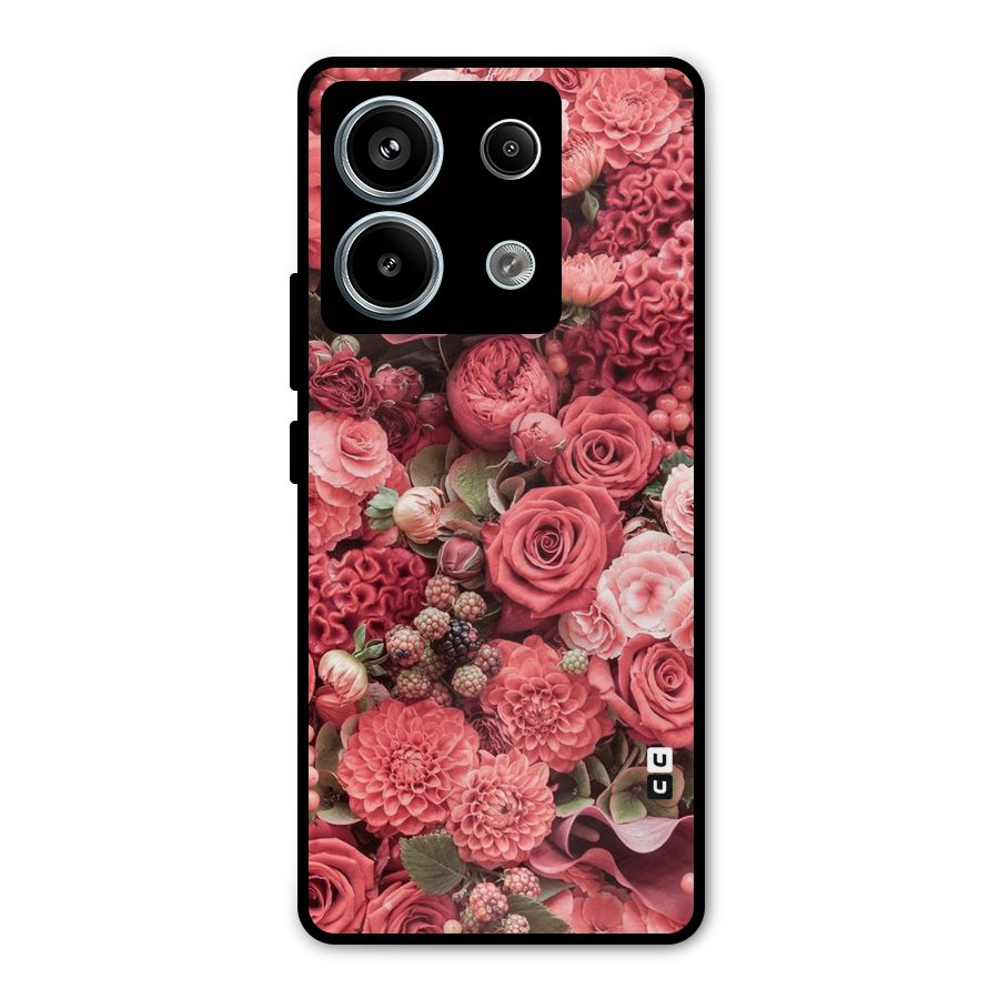 Shades Of Peach Metal Back Case for Redmi Note 13 Pro 5G