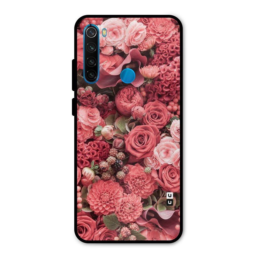 Shades Of Peach Metal Back Case for Redmi Note 8