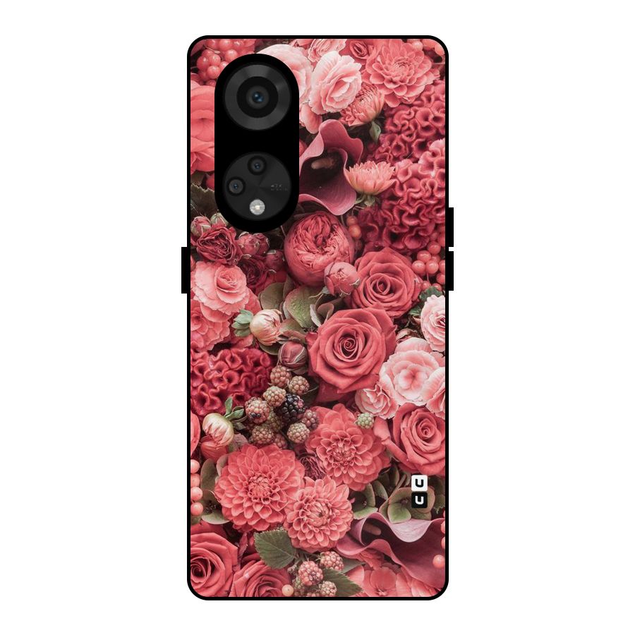 Shades Of Peach Metal Back Case for Reno8 T 5G