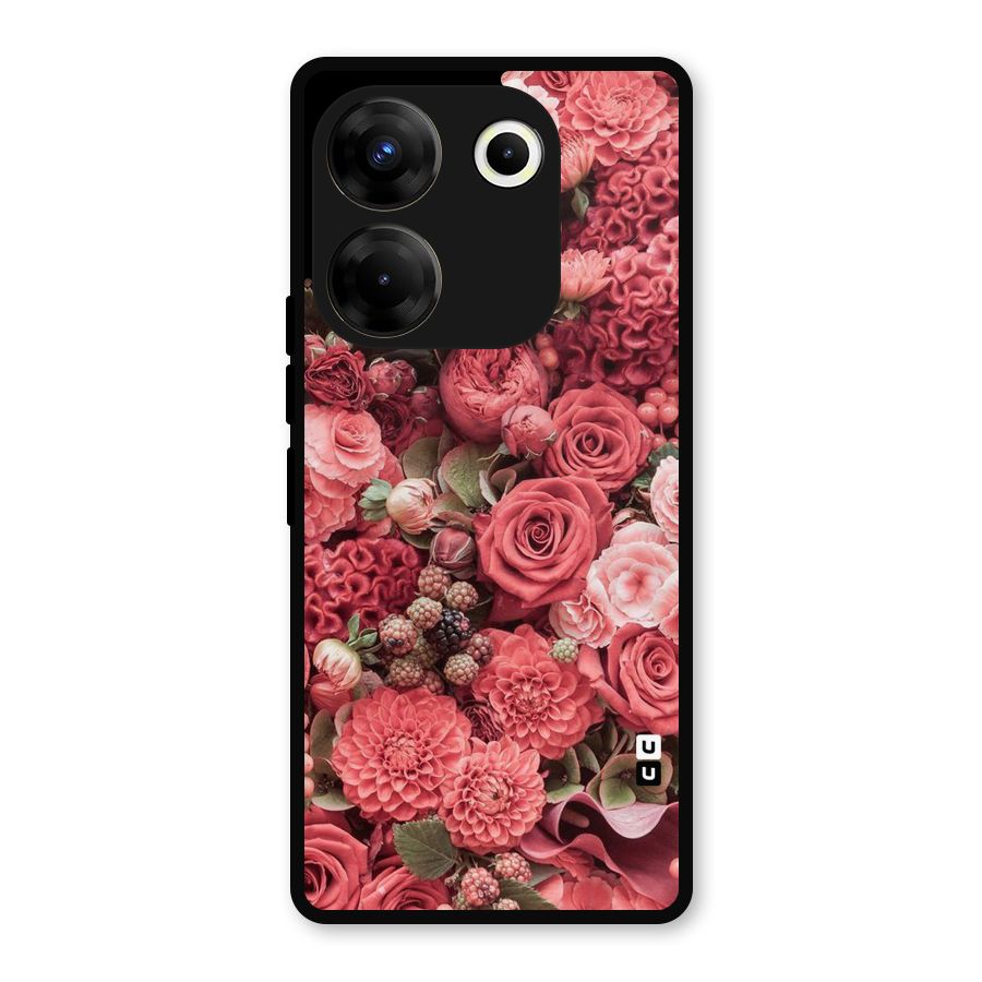 Shades Of Peach Metal Back Case for Tecno Camon 20