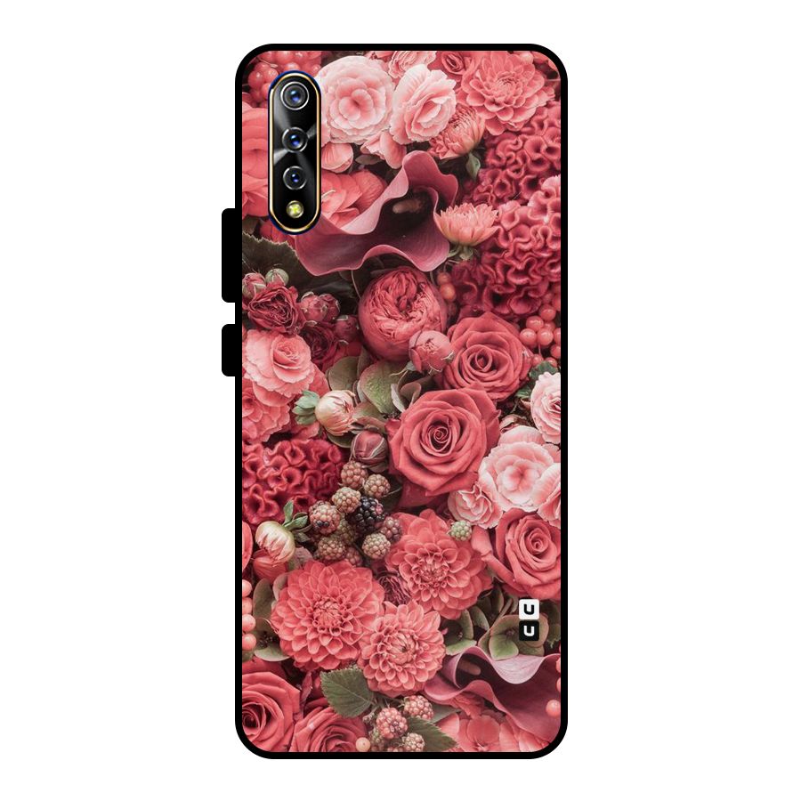 Shades Of Peach Metal Back Case for Vivo S1