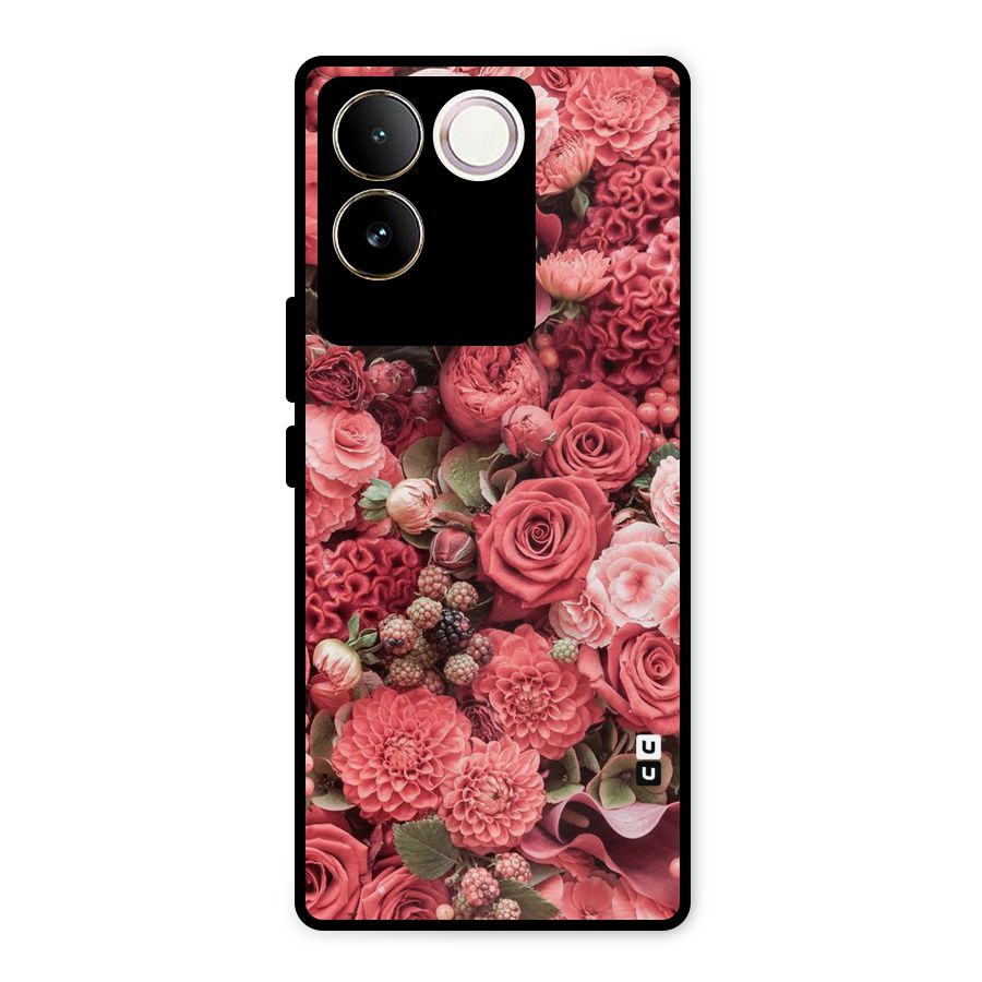 Shades Of Peach Metal Back Case for Vivo T2 Pro