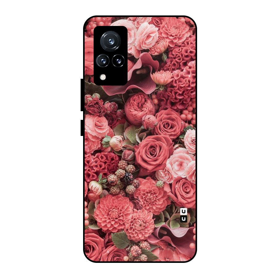 Shades Of Peach Metal Back Case for Vivo V21 5G