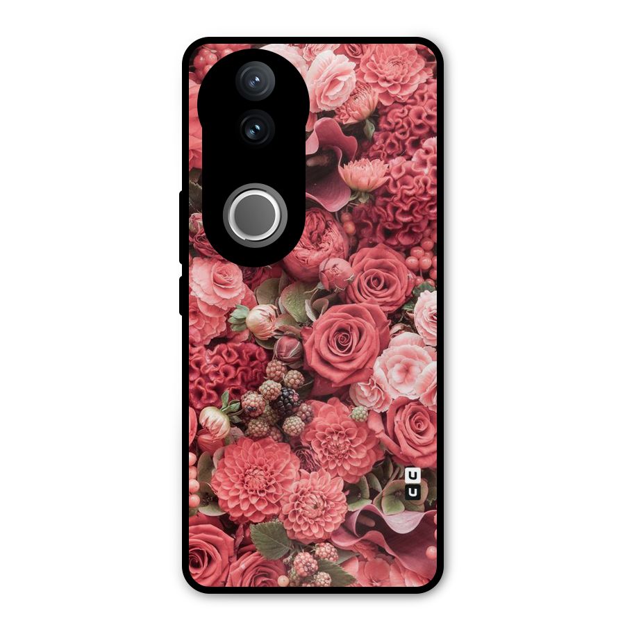 Shades Of Peach Metal Back Case for Vivo V50e