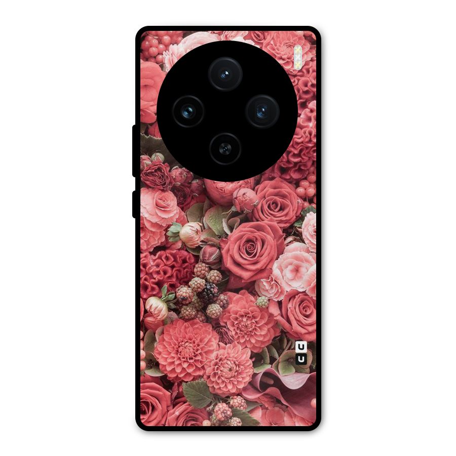 Shades Of Peach Metal Back Case for Vivo X100