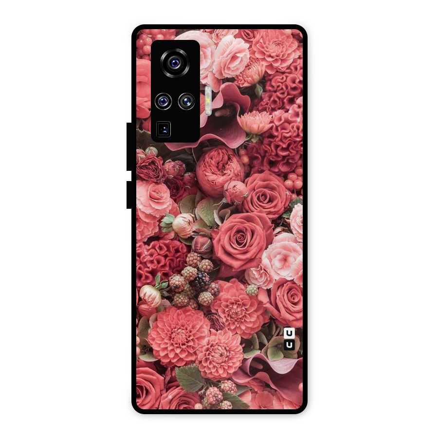 Shades Of Peach Metal Back Case for Vivo X50 Pro