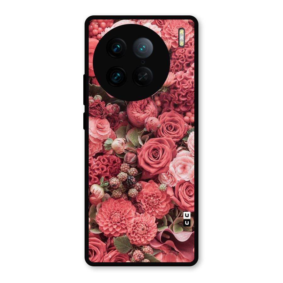 Shades Of Peach Metal Back Case for Vivo X90 Pro
