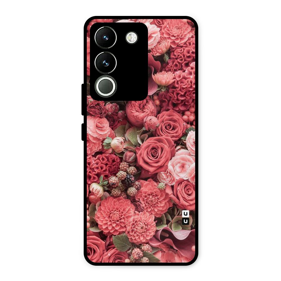 Shades Of Peach Metal Back Case for Vivo Y200