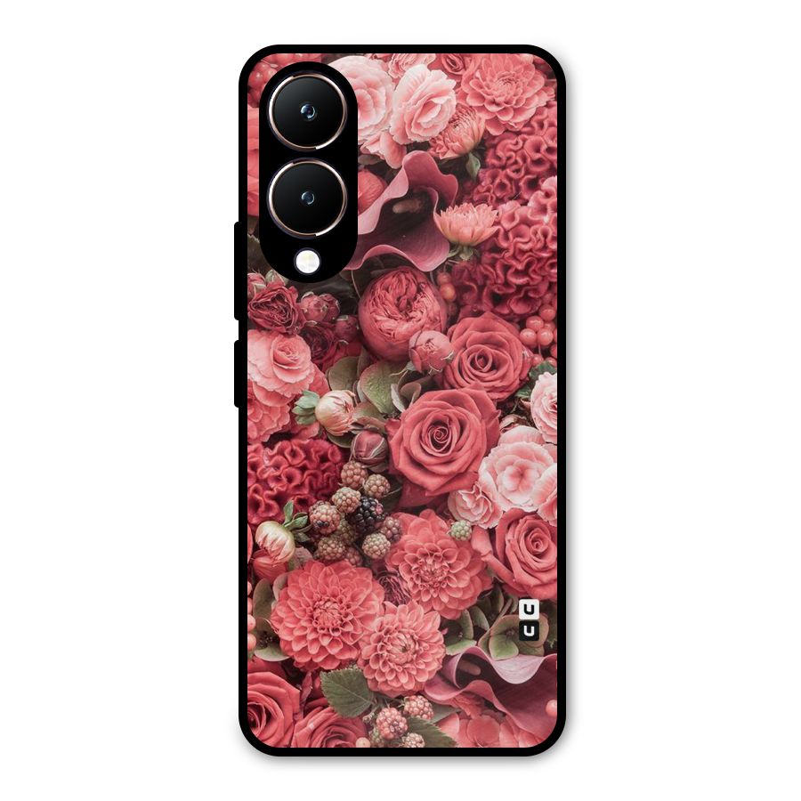 Shades Of Peach Metal Back Case for Vivo Y28