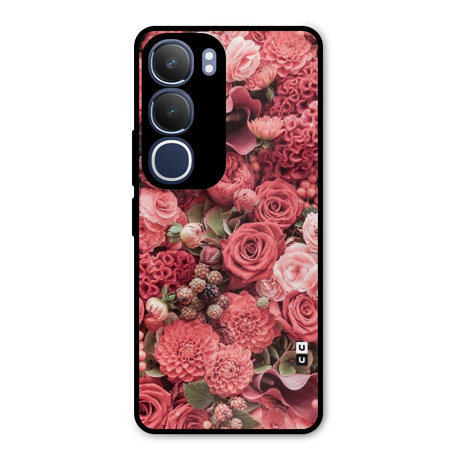 Shades Of Peach Metal Back Case for Vivo Y29