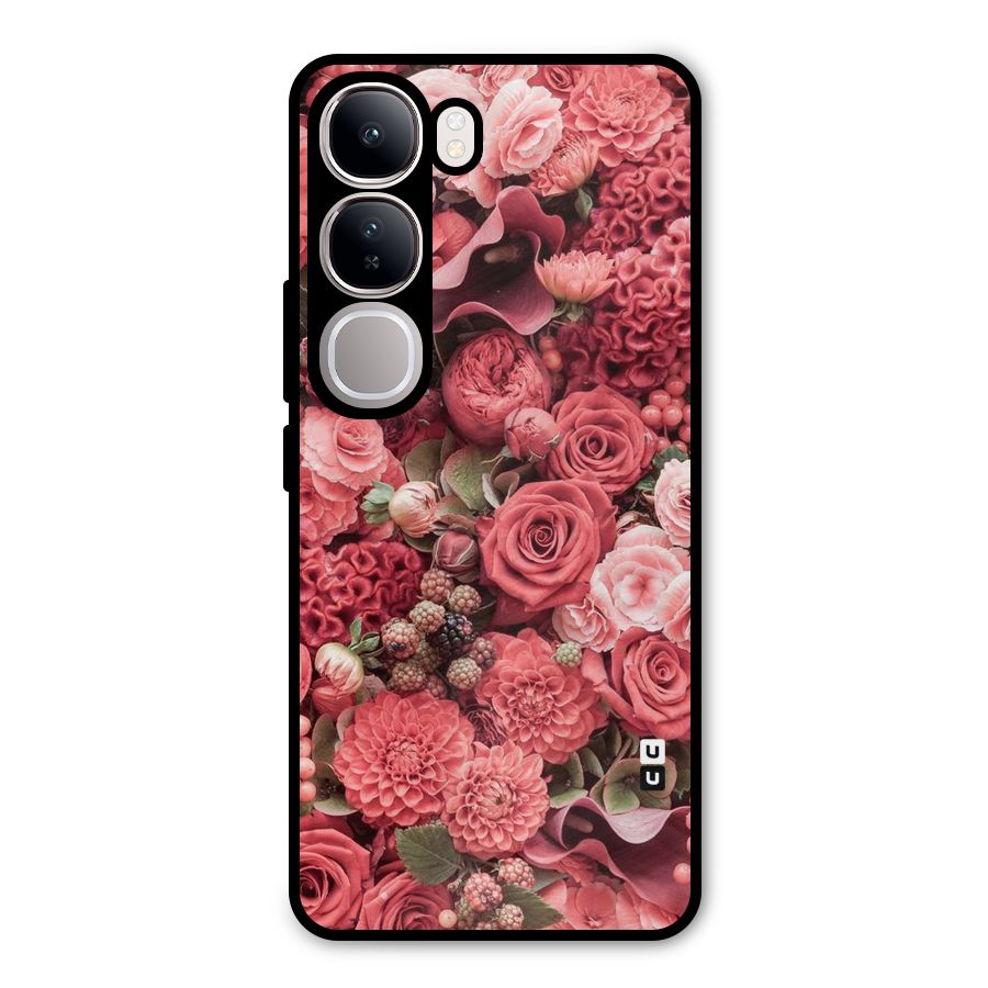 Shades Of Peach Metal Back Case for Vivo Y300